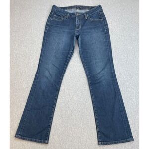 Jag Jeans Womens 30 x 30 Blue Cotton Blend Stretch Low-Rise Bootcut